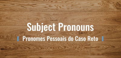 Pronomes pessoais em Inglês