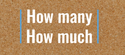 how much / how many